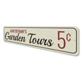 thumbnail image 4 of Garden Tours Novelty Decor, Metal Wall Sign - 4x18 Inches, 4 of 4