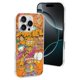 thumbnail image 5 of Funda de TPU Garfield para iPhone 16 Pro: ultrafina, a prueba de golpes, antiamarilleo, resistente a arañazos, compatible con carga inalámbrica, agarre mejorado, estilo transparente., 5 of 7