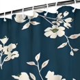 thumbnail image 3 of Pioneer Flower Floral Print Pattern Shower Curtain 84"x72" ,Bathroom Decorative Shower Curtains Set with 12 Hooks,Modern Waterproof Washable Shower Curtain, 3 of 6