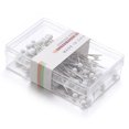 thumbnail image 3 of 100Pcs Sewing Pins Set Stainless Steel Multicolor Pearlized Head Long Needles For Fabric Quilting DIY Crafts, 3 of 3