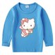 thumbnail image 3 of Hello Kitty-Camiseta de manga larga para niños y niñas, top de cuello redondo de algodón con dibujos animados, ropa de primavera y otoño, 3 of 5