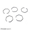 thumbnail image 4 of 10pcs Custom Steel Spring Wire Diameter 04mm Pentagon RING Spring, 4 of 5