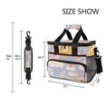 thumbnail image 3 of FORMRS Insulated Cooler Bag 24 Cans Capacity Soft Leakproof Lunch Box with Side Pockets, Purple Clouds, 3 of 7