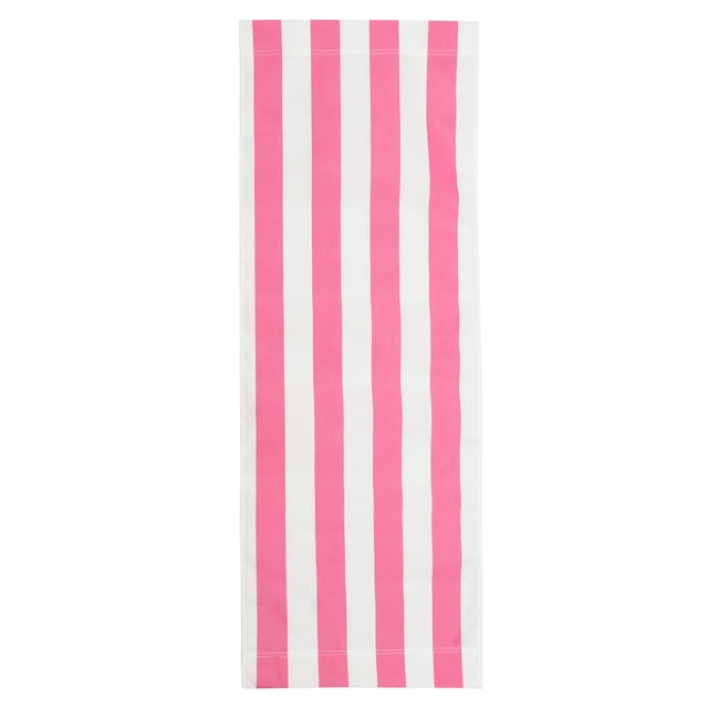 Uxcell 45 x 17" Tela de Reemplazo para Silla de Playa Oxford para Patio, Rosa, Blanca