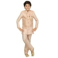 thumbnail image 2 of Ahhaaaa Kids Ethnic Cotton Silk Blend Nehru Modi Jacket Kurta & Pyjama Set for Boys, 2 of 18