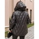 thumbnail image 4 of Chaquetas Acolchadas con Capucha para Mujer, de Larga, Cálidas y Acolchadas. Negro L, 4 of 5