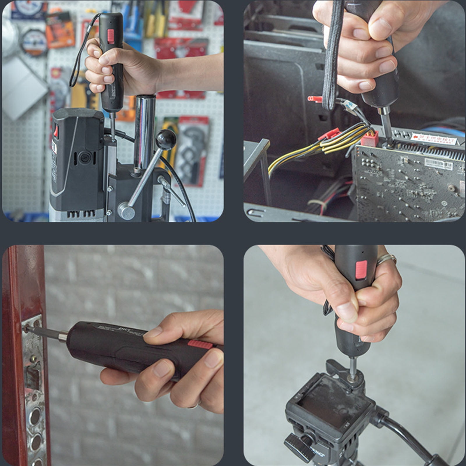 Electric Screwdriver Rechargeable Home Screwdriver Driver Multifunction Electric Screwdrivers Hand Tool