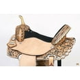 thumbnail image 4 of 16 In Flex Tree Western Horse Saddle American Leather Trail Barrel By Hilason, 4 of 7