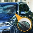 thumbnail image 3 of Qxltty Tyrannosaurus Rex Car Windshield Sunshades Foldable UV Rays Sun Visor Protector Keep Your Vehicle Cool 55×27.6in, 3 of 8
