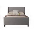 thumbnail image 3 of Bowery Hill Linen Upholstered Wood California King Bed in Gray, 3 of 7