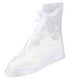thumbnail image 2 of White Waterproof Thickened Rain Overshoes For Both Men And Women Size M/37-38 Featuring Tubular Shape And Non-slip Soles, Ideal For Rainy Days 1 Pair, 2 of 3