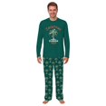 thumbnail image 3 of Matching Family Christmas Pajamas With Green Florida 2025 Theme, Holiday Palm Tree Design, Size NB - Men 6XL, 3 of 7
