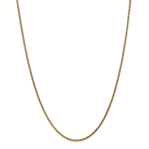 14k 1.8mm Diamond-Cut Spiga Chain