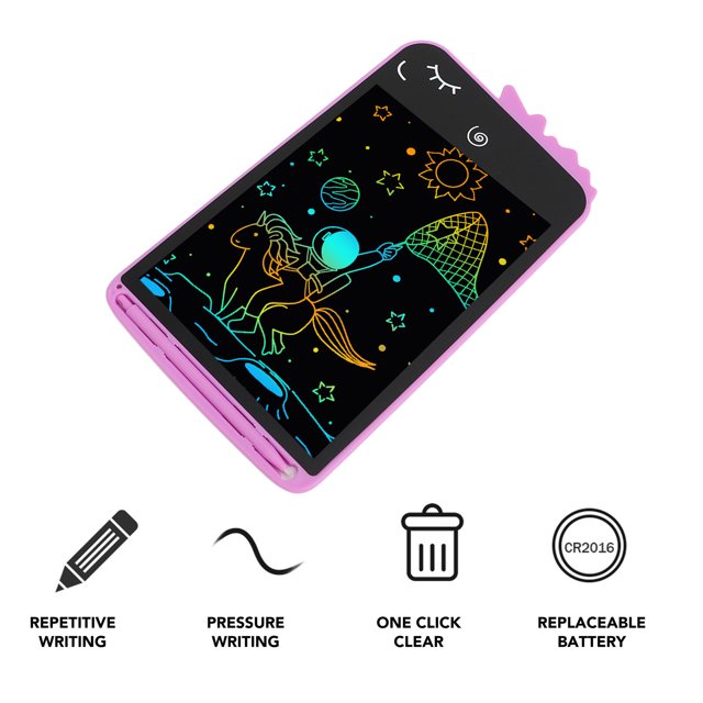 Almohadilla de dibujo de pantalla colorida, tableta de escritura LCD de 8,5 pulgadas, tableta de dibujo electrónica, tableta de escritura LCD, rendimiento sólido