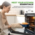 thumbnail image 5 of NutriChef 20 Piece Non-stick Cookware and Bakeware Set - Heat Resistant Silicone Handles, Blue, 5 of 7