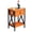 Vivid Orange, variant on Nightstand, Modern Bedside End Table, Night Stand With Drawer And Storage Shelf For Living Room Bedroom, Industrial Metal Frame, Vivid Orange, 1-Pack