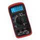 thumbnail image 5 of Multímetro digital portátil Multímetro electricista con funda de silicona rojo Soledad Probador de multímetro digital, 5 of 10