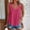 *Hot Pink, variant on Women's Crochet Lace Asymmetric Hem Sleeveless Top with Wave Trim ,Solid Color V Neck Casual Blouse White,Womens Plus XL