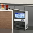 thumbnail image 6 of YUSAZENS 150lbs/24h Commercial Ice Maker Machine, Freestanding/Under Counter Stainless Steel Built-In Ice Makers with 27Lbs Ice Storage Capacity for Restaurant/Bar/Cafe/Shop/Home/Office, 6 of 7