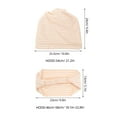 thumbnail image 2 of RENACLIPY 2 Pcs Cotton Assorted Color Simple Design Protect Head Sleeping Women, 2 of 8