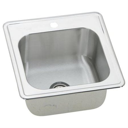 Elkay Celebrity Stainless Steel 20" x 20" x 10-1/8", Single Bowl Drop-in Laundry Sink