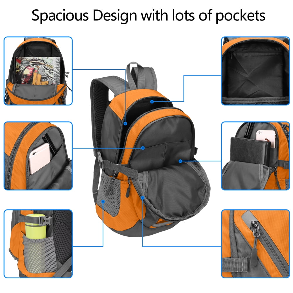 orange brand school bags