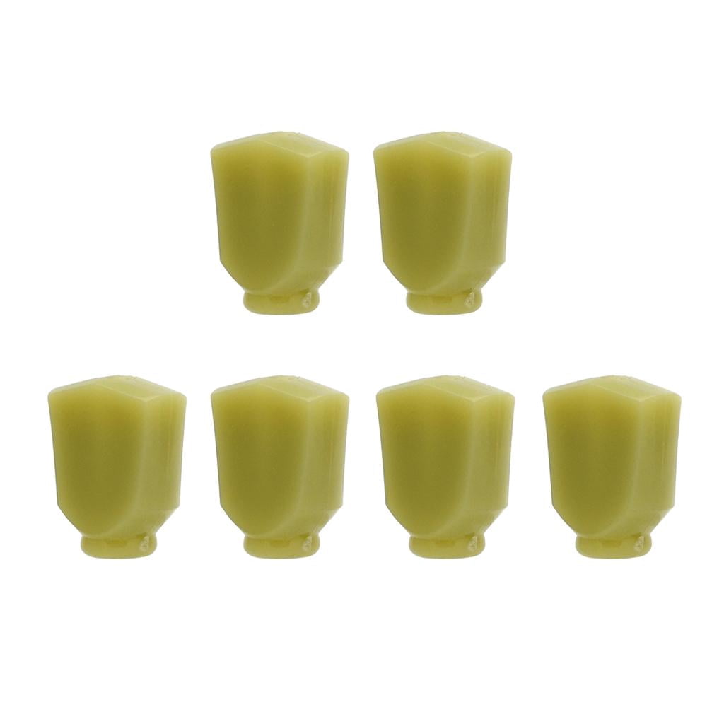 Rushawy 4xGuitar Tuning Pegs Machine Heads Knob Handle Caps Light Green