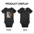 thumbnail image 3 of It's In My DNA Ugandan Flag Country Pride Baby Bodysuit Newborn Clothes Outfits (Black, 0-3 Months), 3 of 5