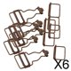 thumbnail image 1 of 6x Paquete de 6 Hebillas de Abrazadera de Metal Es Deslizantes para Bolsos, Chaquetas, Monos para Niños, Ropa de Bricolaje, Chaque, 1 of 10