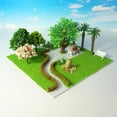 thumbnail image 4 of Modelo de Paisaje en Miniatura, Tiras de Arbustos, , Plantas de Arbustos, árboles Mixtos, de Material para Manualidades de Br CUTICAT Paisaje en miniatura, 4 of 8