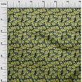 thumbnail image 3 of oneOone Cotton Poplin Twill Yellow Fabric Florals Fabric For Sewing Printed Craft Fabric By The Yard 56 Inch Wide, 3 of 4
