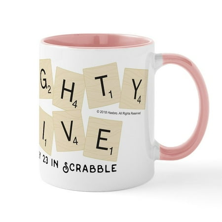 

CafePress - Scrabble Eighty Five Only 23 - 11 oz Ceramic Mug - Novelty Coffee Tea Cup