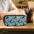 thumbnail image 6 of DISNIMO School Backpack for Boys, Soccer Ball Print 3pcs Kids Bookbag Set with Lunch Box Pencil Case, Lightweight Portable Backpack with Adjustable Strap, Back to School Gift, 6 of 7