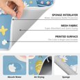thumbnail image 6 of Yayeee Dish Drying Mat for Kitchen Counter 18" x 24" Microfiber Super Absorbent Coffee Decorative Pad, Cartoon Easter Bunnies, 6 of 9