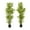 Green 0G, variant on Indoor Plants, 5' Artificial Bamboo with Pot, Set of 2, Green Artificial Flowers,Polyester,Polyethylene Outdoor Plants, Household Supplies & Décor, Flowers & Plants 5' Artificial Bamboo with Pot, Set
