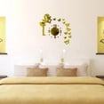 thumbnail image 2 of Reloj de pared silencioso BLESIY 3D Oro, 2 of 8