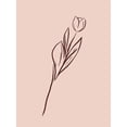 thumbnail image 2 of Villa, Milli 15x18 Gold Ornate Wood Framed with Double Matting Museum Art Print Titled - Simple Rose Flowers 2, 2 of 4