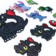thumbnail image 4 of 9 Pieces Flower Embroidery Iron-on Patch, Butterfly Embroidery Sticker Iron on Patches Sew-on Patch Stickers for Clothes, Backpacks, Jeans, Hats, Repair and Decoration, 4 of 5