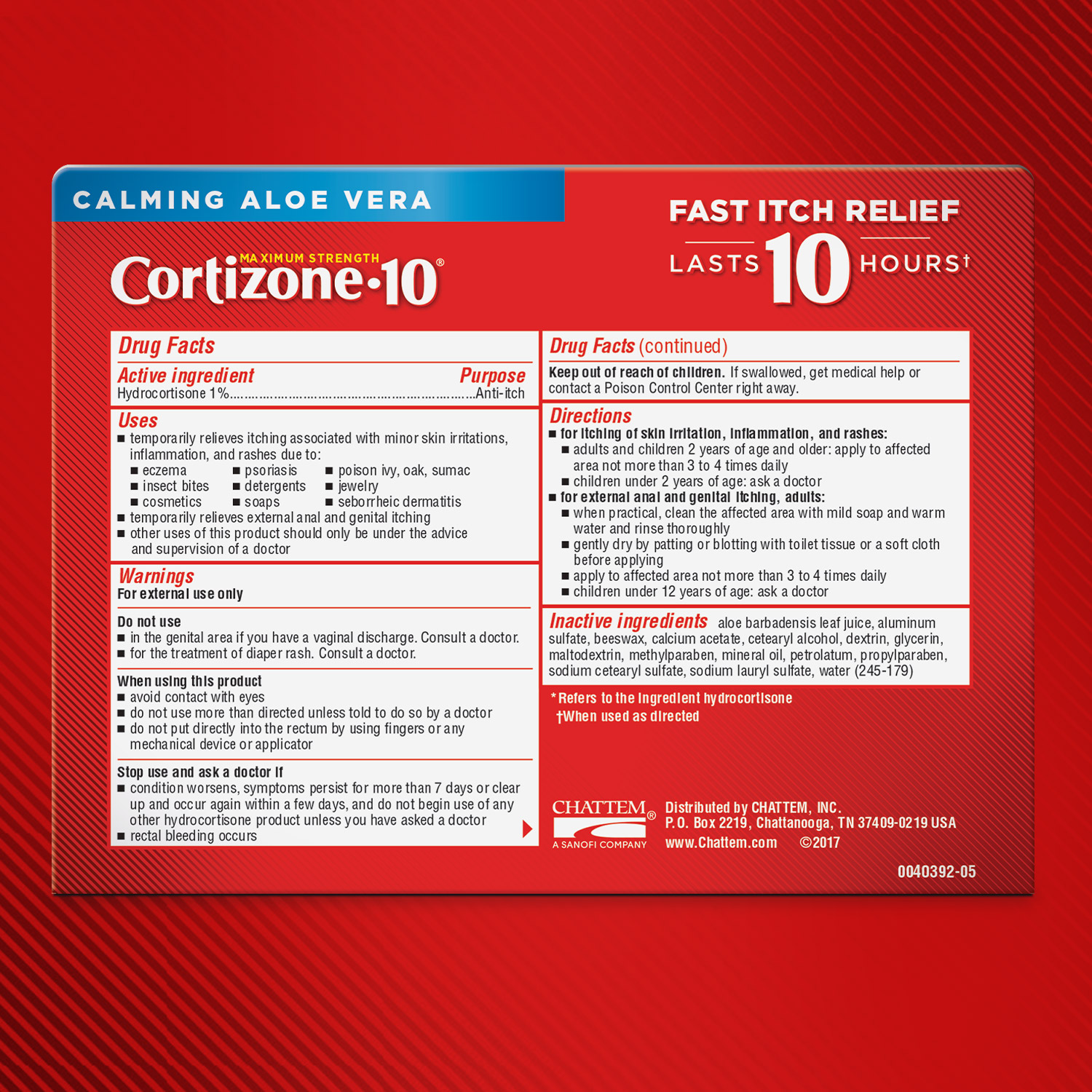 Cortizone 10 Maximum Strength, Anti Itch Crème (2 Oz) - image 2 of 7