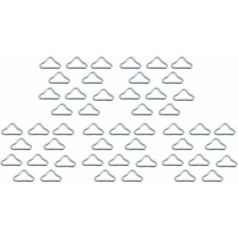 Resorte de trampolín, Accesorios de trampolín, Hebilla triangular de trampolín, Hebilla de anillos triangulares para cama de trampolín Anillos en V Hebillas para accesorios de cama de