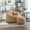 Tan, variant on Homefun Bean Bag Chair for Adult,Microfiber Upholstered Sofa with Footstool Shell-Shaped Memory Foam Stuffed Lazy Sofa for Living Room(Tan)