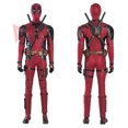 thumbnail image 2 of Nuevo disfraz de Deadpooling 3, disfraz de Wade Winston Wilson, mono con cinturón, disfraz de película, traje de antihéroe para Halloween, 2 of 5