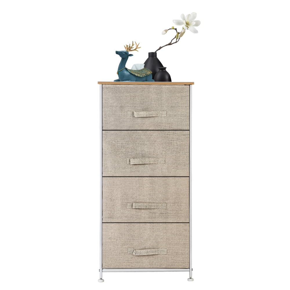 Lowestbest 4-Tier Dresser Drawer, End Table Storage with 4 Drawers, Nightstand Shelf Storagefor Closets/Nursery/Dorm Room/Hallway Lowestbest 4-Tier Dresser Drawer, End Table Storage with 4 Drawers, Nightstand Shelf Storagefor Closets/Nursery/Dorm Room/Hallway