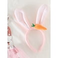 thumbnail image 5 of Baby Girls Easter Bunny Outfit Carrot/Bunny Print Romper Tutu Dress with Rabbit Ear Headband Newborn Easter Photography Props, 5 of 8