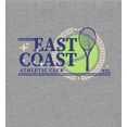 thumbnail image 2 of East Coast Athletic Club NYC Women's Heather Gray Crop Tee-XS, 2 of 3