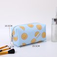 thumbnail image 3 of Estuche de maquillaje de belleza con estampado naranja Accesorios portátiles de cuero PU (3 piezas) Likrtyny Cuidado Belleza, 3 of 8