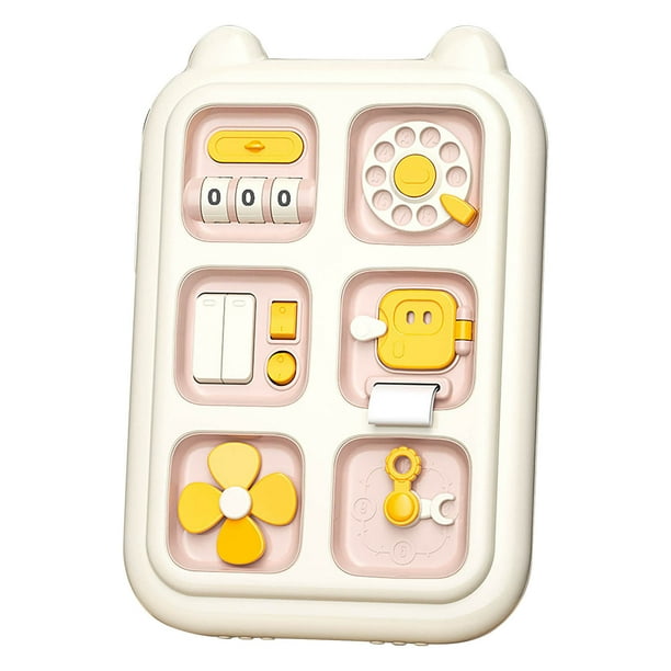 Juguetes Montessori para Niña de 1 Año Juguetes Sensoriales para Niños Pequeños 1 3 Juguetes de Viaje para 12 18 Meses Bebé Busy Board para el Aprendizaje de la Motricidad Fina.