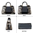 thumbnail image 2 of Nevenka Bolsos de mano para mujer, bolso de diseñador de charol, adecuado para ir de compras, fiesta, uso diario, 2 of 5