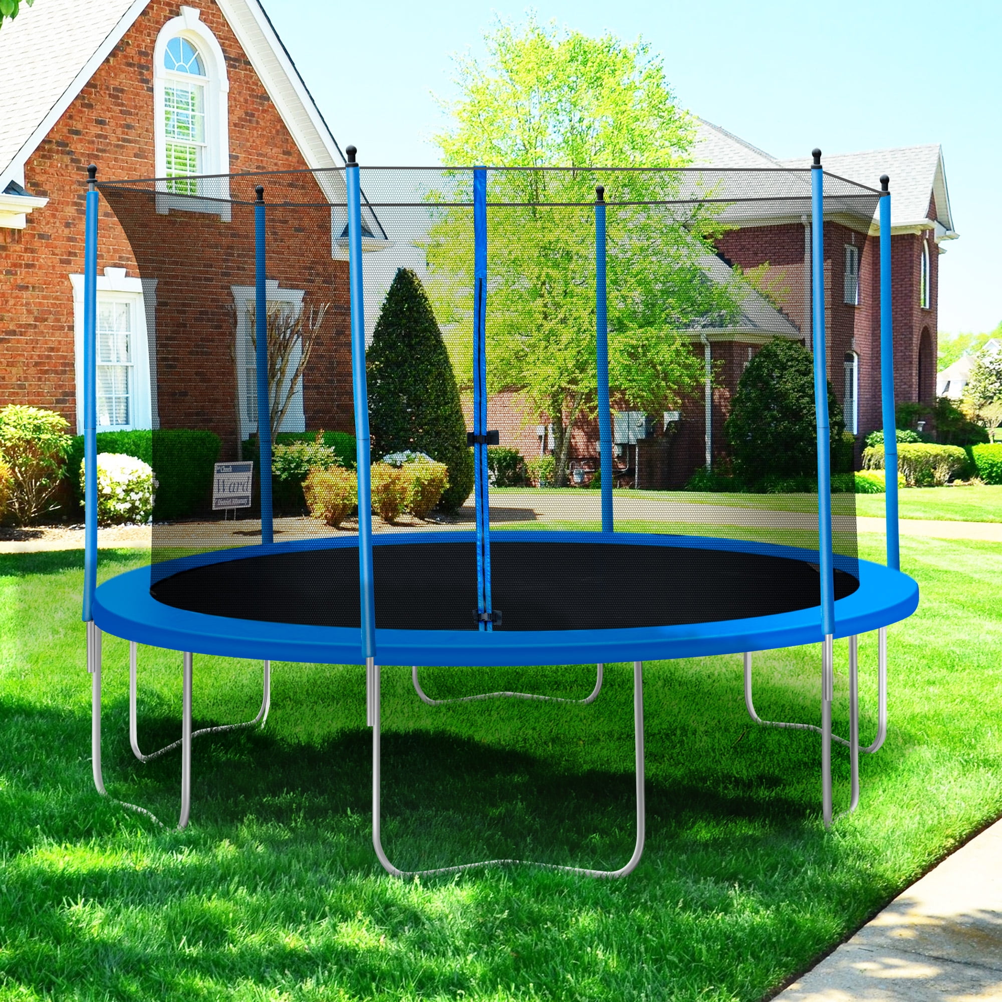 Kid #39 s 13 Foot Trampoline with Enclosure Net 2021 Upgraded 330lbs Kid #39 s 13 Foot Trampoline with Enclosure Net 2021 Upgraded 330lbs