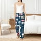 thumbnail image 4 of Fotbe Dental Pantalones de Pijama para Mujer, Pantalones de Dormir, Pantalones Pj con Cordón y Bolsillos-3X-Large, 4 of 6
